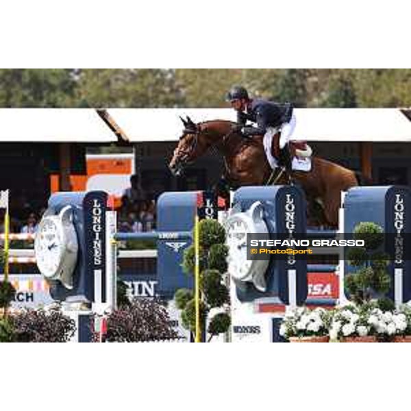 FEI Jumping European Championship - Milano, Milano San Siro racecourse - 3 September 2023 - ph.Stefano Grasso Maher Ben from GBR riding Faltic HB