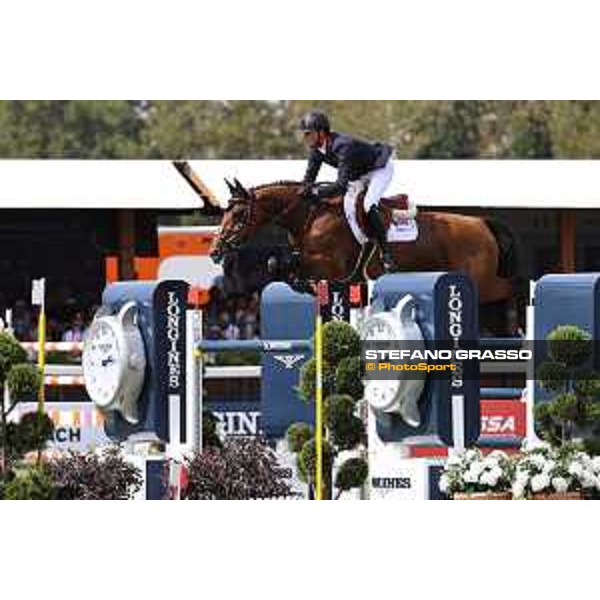 FEI Jumping European Championship - Milano, Milano San Siro racecourse - 3 September 2023 - ph.Stefano Grasso Maher Ben from GBR riding Faltic HB