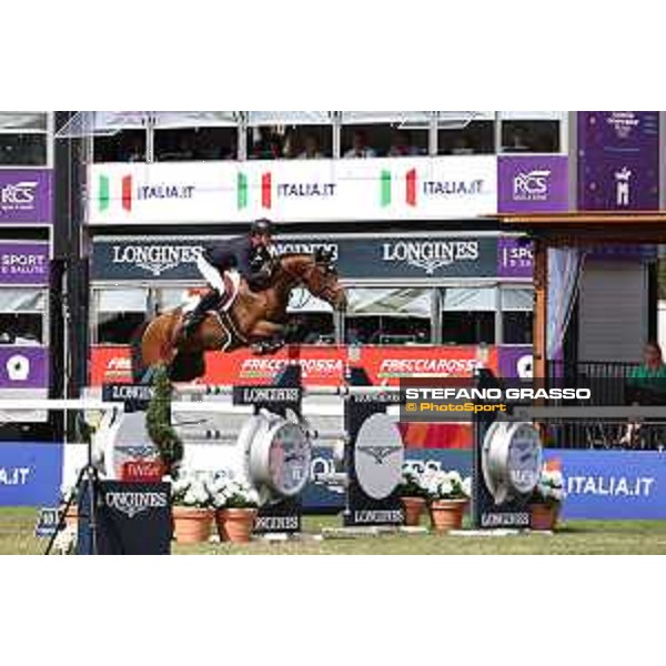 FEI Jumping European Championship - Milano, Milano San Siro racecourse - 3 September 2023 - ph.Stefano Grasso Maher Ben from GBR riding Faltic HB