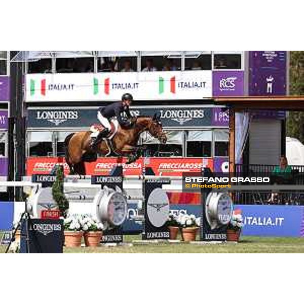 FEI Jumping European Championship - Milano, Milano San Siro racecourse - 3 September 2023 - ph.Stefano Grasso Maher Ben from GBR riding Faltic HB