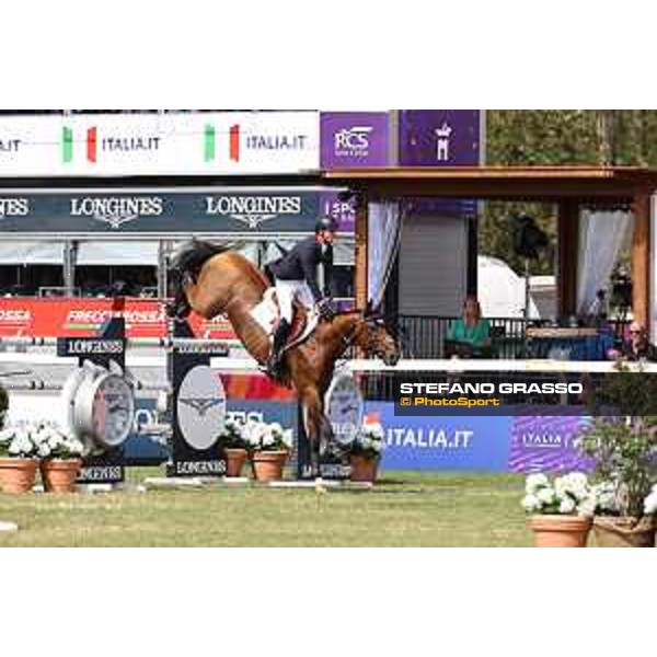 FEI Jumping European Championship - Milano, Milano San Siro racecourse - 3 September 2023 - ph.Stefano Grasso Maher Ben from GBR riding Faltic HB