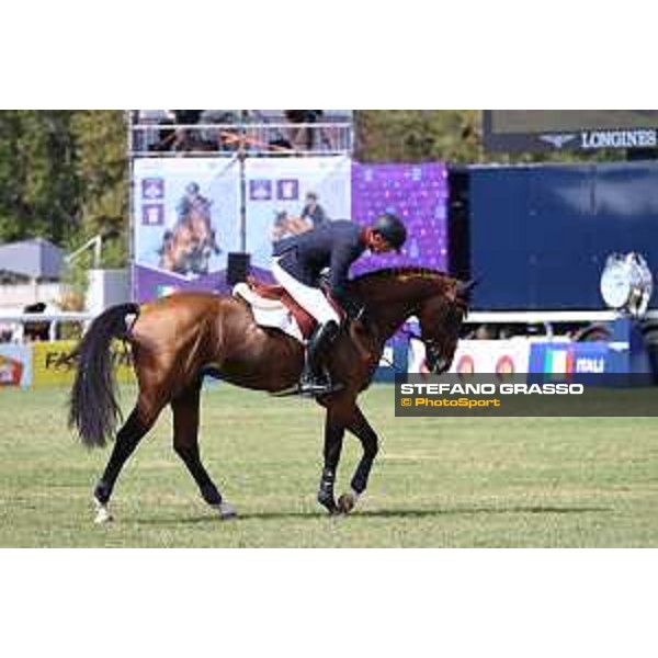 FEI Jumping European Championship - Milano, Milano San Siro racecourse - 3 September 2023 - ph.Stefano Grasso Maher Ben from GBR riding Faltic HB