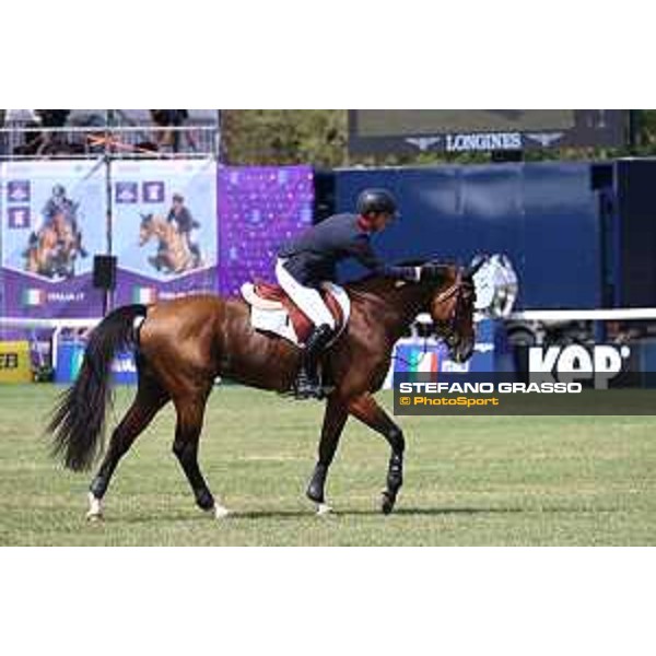 FEI Jumping European Championship - Milano, Milano San Siro racecourse - 3 September 2023 - ph.Stefano Grasso Maher Ben from GBR riding Faltic HB