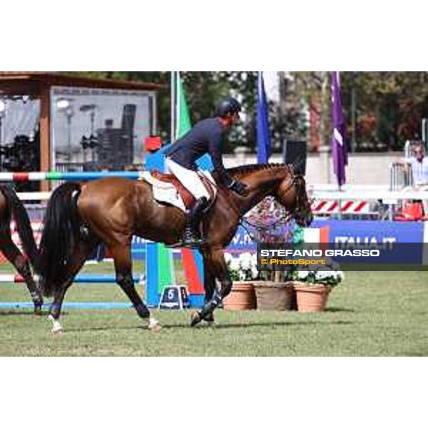 FEI Jumping European Championship - Milano, Milano San Siro racecourse - 3 September 2023 - ph.Stefano Grasso Maher Ben from GBR riding Faltic HB