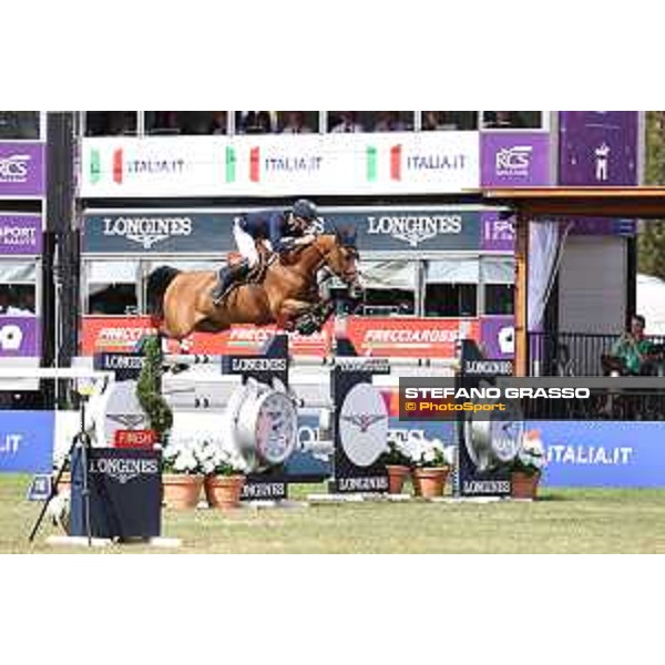 FEI Jumping European Championship - Milano, Milano San Siro racecourse - 3 September 2023 - ph.Stefano Grasso von Eckermann Henrik from SWE riding Iliana