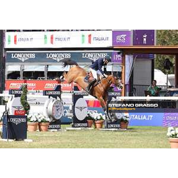 FEI Jumping European Championship - Milano, Milano San Siro racecourse - 3 September 2023 - ph.Stefano Grasso von Eckermann Henrik from SWE riding Iliana