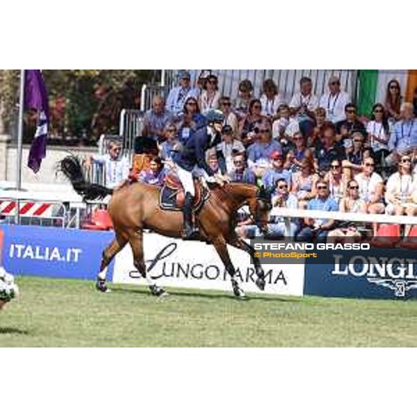 FEI Jumping European Championship - Milano, Milano San Siro racecourse - 3 September 2023 - ph.Stefano Grasso von Eckermann Henrik from SWE riding Iliana