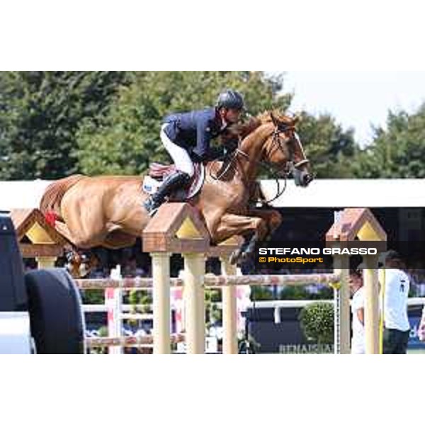 FEI Jumping European Championship - Milano, Milano San Siro racecourse - 3 September 2023 - ph.Stefano Grasso Epaillard Julien from FRA riding Dubai du Cedre