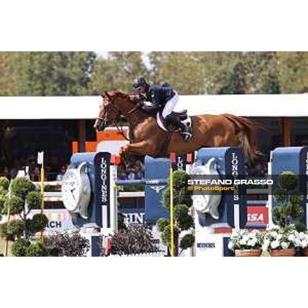 FEI Jumping European Championship - Milano, Milano San Siro racecourse - 3 September 2023 - ph.Stefano Grasso Epaillard Julien from FRA riding Dubai du Cedre