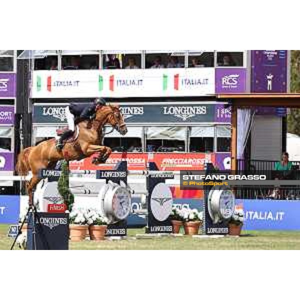 FEI Jumping European Championship - Milano, Milano San Siro racecourse - 3 September 2023 - ph.Stefano Grasso Epaillard Julien from FRA riding Dubai du Cedre