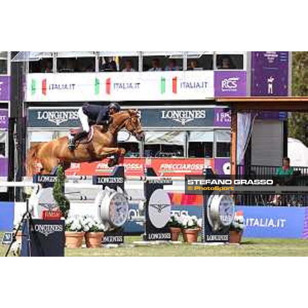 FEI Jumping European Championship - Milano, Milano San Siro racecourse - 3 September 2023 - ph.Stefano Grasso Epaillard Julien from FRA riding Dubai du Cedre