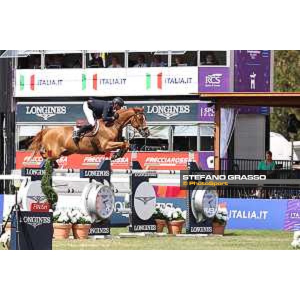 FEI Jumping European Championship - Milano, Milano San Siro racecourse - 3 September 2023 - ph.Stefano Grasso Epaillard Julien from FRA riding Dubai du Cedre