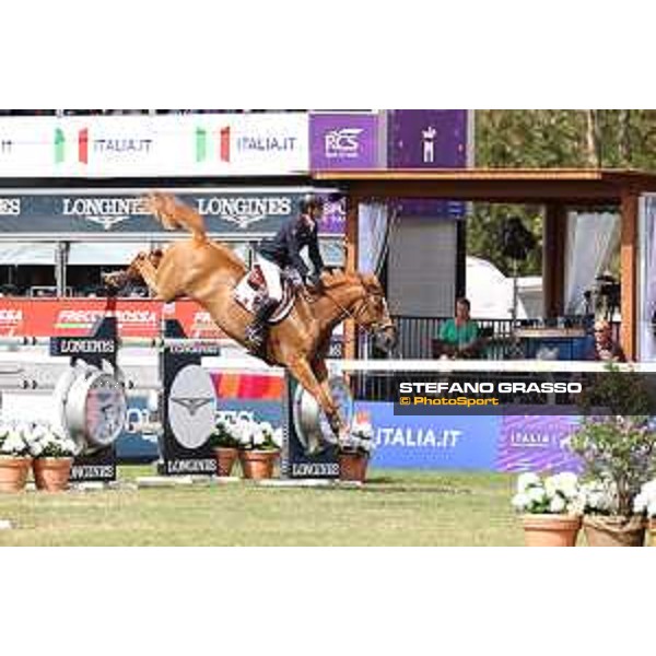 FEI Jumping European Championship - Milano, Milano San Siro racecourse - 3 September 2023 - ph.Stefano Grasso Epaillard Julien from FRA riding Dubai du Cedre