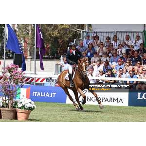 FEI Jumping European Championship - Milano, Milano San Siro racecourse - 3 September 2023 - ph.Stefano Grasso Epaillard Julien from FRA riding Dubai du Cedre