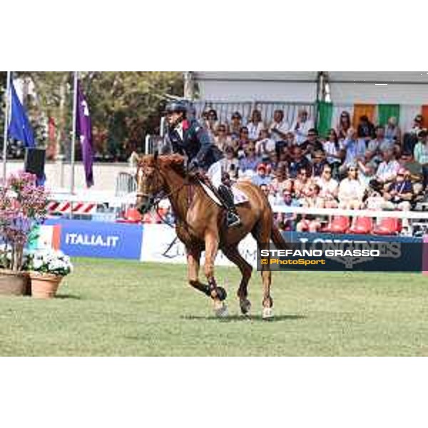 FEI Jumping European Championship - Milano, Milano San Siro racecourse - 3 September 2023 - ph.Stefano Grasso Epaillard Julien from FRA riding Dubai du Cedre