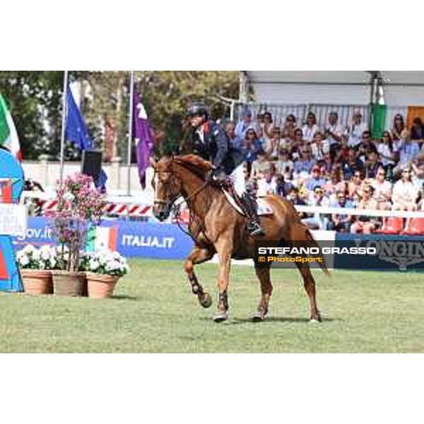 FEI Jumping European Championship - Milano, Milano San Siro racecourse - 3 September 2023 - ph.Stefano Grasso Epaillard Julien from FRA riding Dubai du Cedre