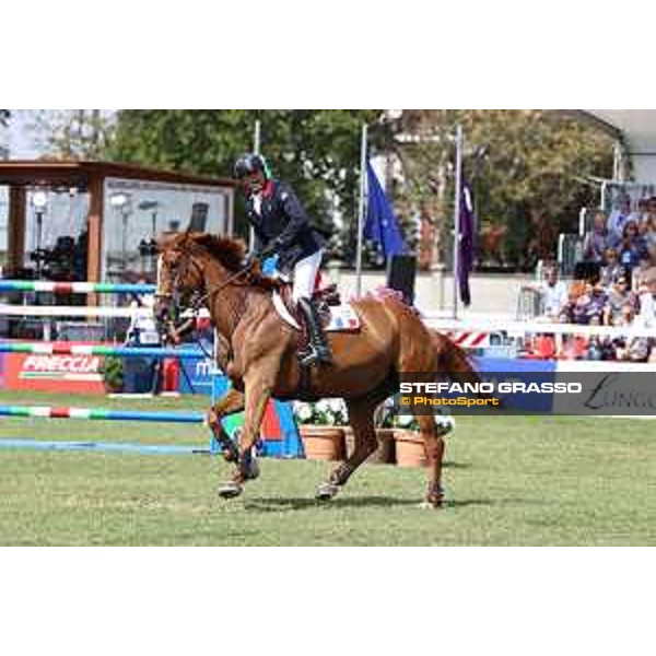 FEI Jumping European Championship - Milano, Milano San Siro racecourse - 3 September 2023 - ph.Stefano Grasso Epaillard Julien from FRA riding Dubai du Cedre