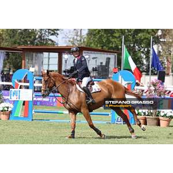 FEI Jumping European Championship - Milano, Milano San Siro racecourse - 3 September 2023 - ph.Stefano Grasso Epaillard Julien from FRA riding Dubai du Cedre