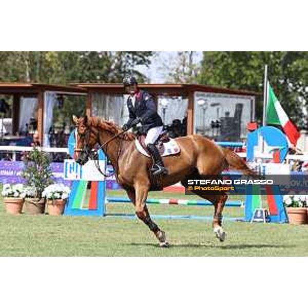 FEI Jumping European Championship - Milano, Milano San Siro racecourse - 3 September 2023 - ph.Stefano Grasso Epaillard Julien from FRA riding Dubai du Cedre