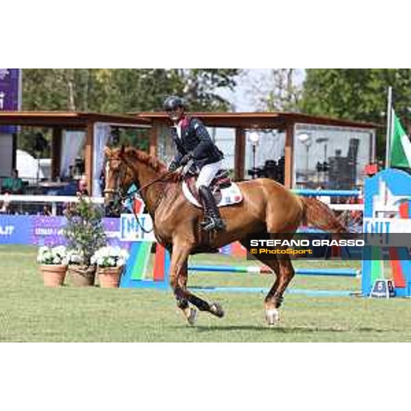 FEI Jumping European Championship - Milano, Milano San Siro racecourse - 3 September 2023 - ph.Stefano Grasso Epaillard Julien from FRA riding Dubai du Cedre