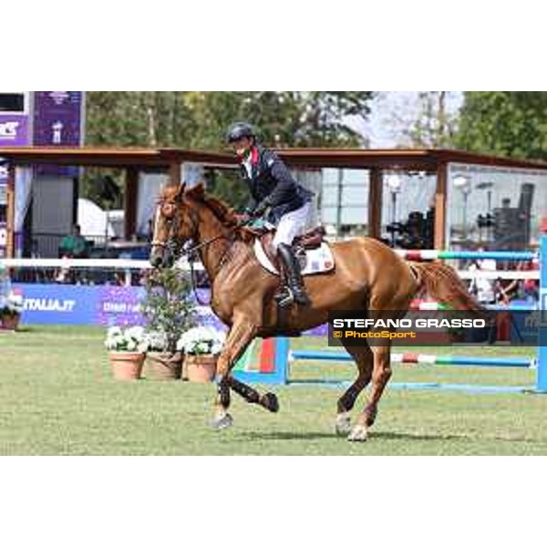 FEI Jumping European Championship - Milano, Milano San Siro racecourse - 3 September 2023 - ph.Stefano Grasso Epaillard Julien from FRA riding Dubai du Cedre