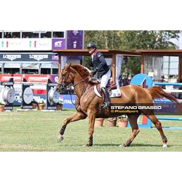 FEI Jumping European Championship - Milano, Milano San Siro racecourse - 3 September 2023 - ph.Stefano Grasso Epaillard Julien from FRA riding Dubai du Cedre