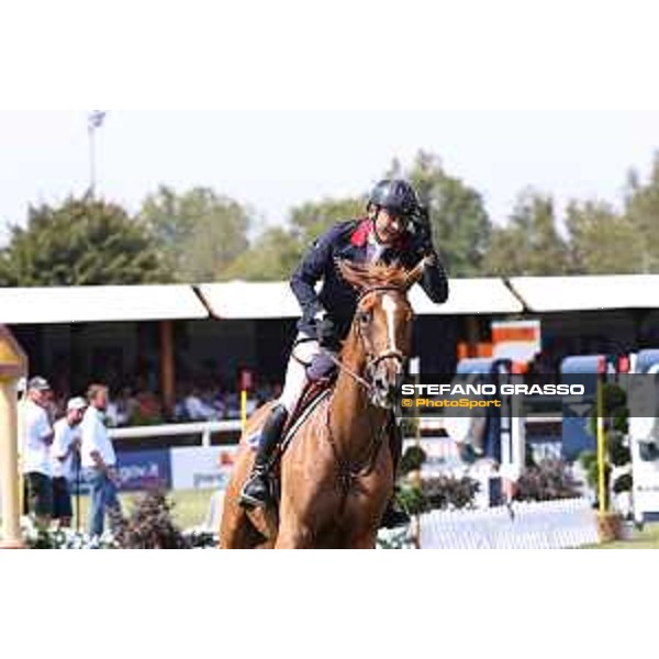 FEI Jumping European Championship - Milano, Milano San Siro racecourse - 3 September 2023 - ph.Stefano Grasso Epaillard Julien from FRA riding Dubai du Cedre