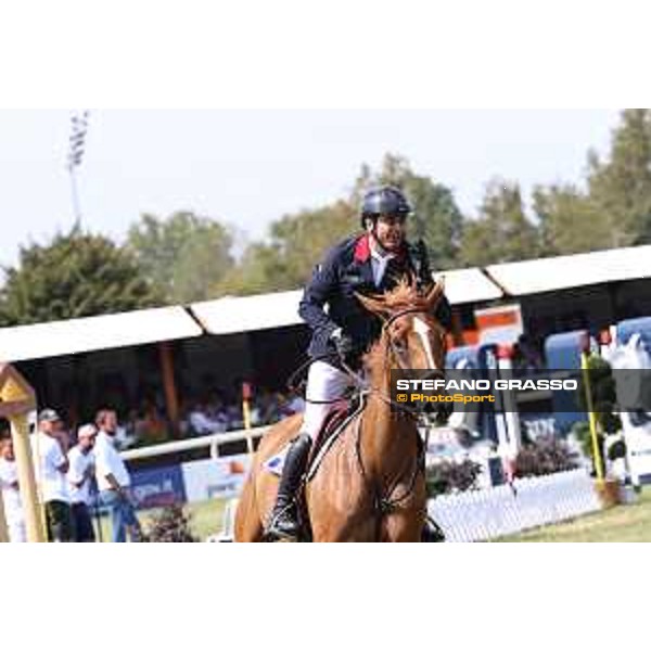 FEI Jumping European Championship - Milano, Milano San Siro racecourse - 3 September 2023 - ph.Stefano Grasso Epaillard Julien from FRA riding Dubai du Cedre