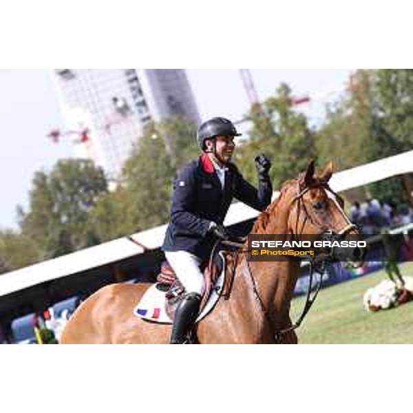 FEI Jumping European Championship - Milano, Milano San Siro racecourse - 3 September 2023 - ph.Stefano Grasso Epaillard Julien from FRA riding Dubai du Cedre