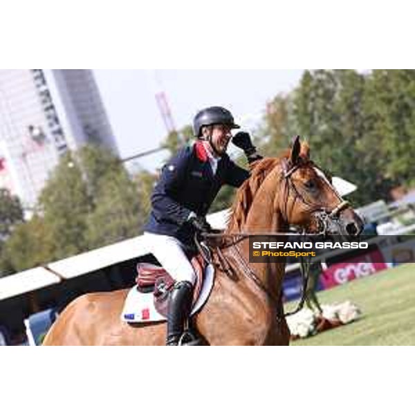 FEI Jumping European Championship - Milano, Milano San Siro racecourse - 3 September 2023 - ph.Stefano Grasso Epaillard Julien from FRA riding Dubai du Cedre