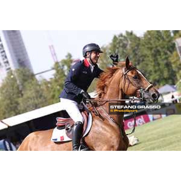 FEI Jumping European Championship - Milano, Milano San Siro racecourse - 3 September 2023 - ph.Stefano Grasso Epaillard Julien from FRA riding Dubai du Cedre