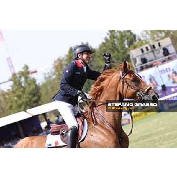 FEI Jumping European Championship - Milano, Milano San Siro racecourse - 3 September 2023 - ph.Stefano Grasso Epaillard Julien from FRA riding Dubai du Cedre