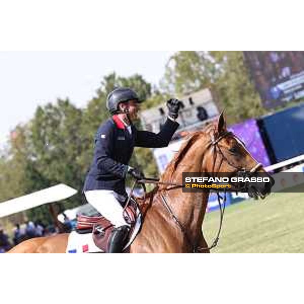 FEI Jumping European Championship - Milano, Milano San Siro racecourse - 3 September 2023 - ph.Stefano Grasso Epaillard Julien from FRA riding Dubai du Cedre