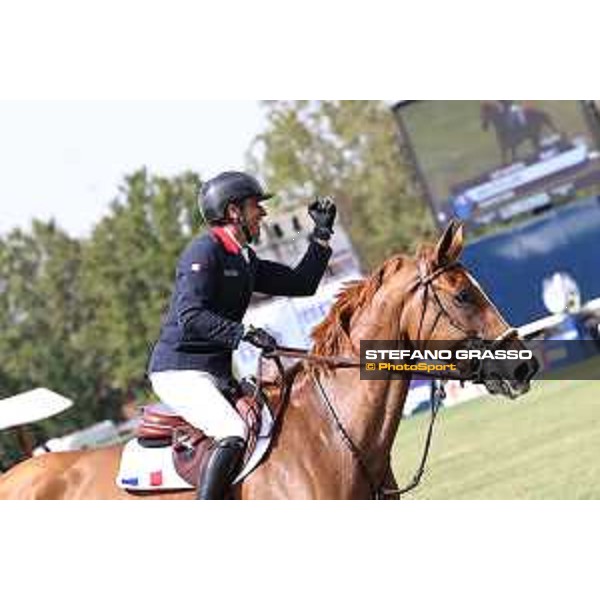 FEI Jumping European Championship - Milano, Milano San Siro racecourse - 3 September 2023 - ph.Stefano Grasso Epaillard Julien from FRA riding Dubai du Cedre