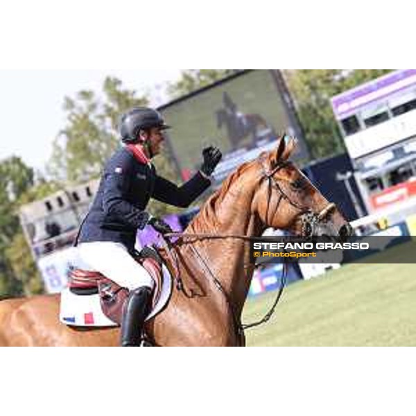 FEI Jumping European Championship - Milano, Milano San Siro racecourse - 3 September 2023 - ph.Stefano Grasso Epaillard Julien from FRA riding Dubai du Cedre