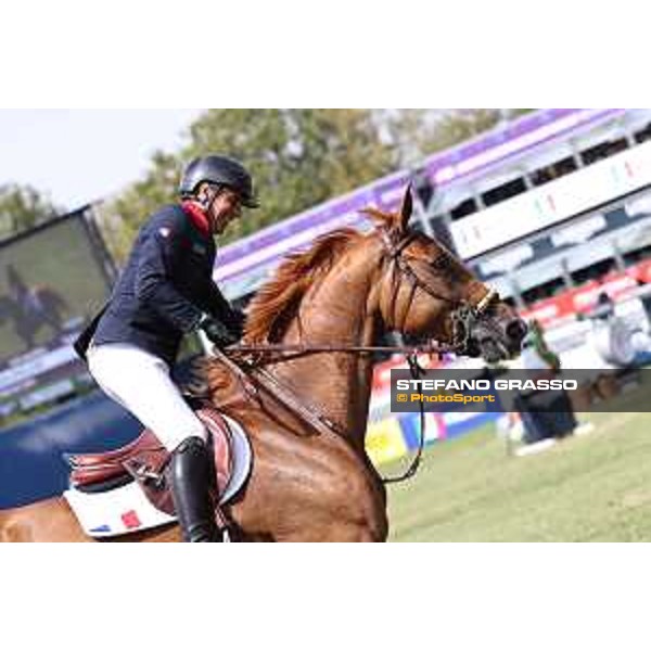 FEI Jumping European Championship - Milano, Milano San Siro racecourse - 3 September 2023 - ph.Stefano Grasso Epaillard Julien from FRA riding Dubai du Cedre