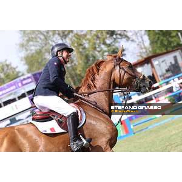 FEI Jumping European Championship - Milano, Milano San Siro racecourse - 3 September 2023 - ph.Stefano Grasso Epaillard Julien from FRA riding Dubai du Cedre