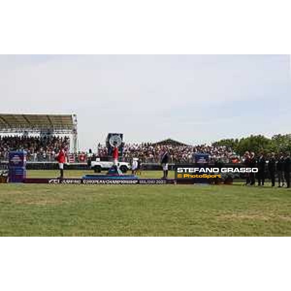 FEI Jumping European Championship Milano 2023 - Milano, San Siro galopp racecourse - 3 September 2023 - ph.Stefano Grasso Guerdat Steve from SUI riding Dynamix de Belheme is FEI Jumping European Champion