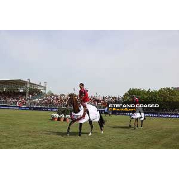 FEI Jumping European Championship Milano 2023 - Milano, San Siro galopp racecourse - 3 September 2023 - ph.Stefano Grasso Guerdat Steve from SUI riding Dynamix de Belheme is FEI Jumping European Champion