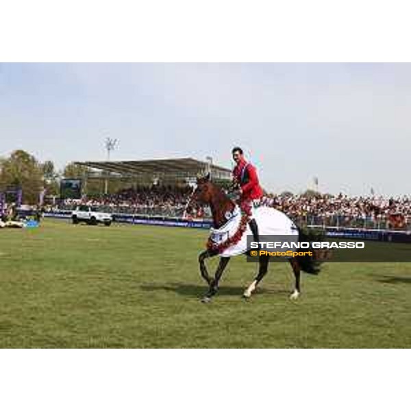 FEI Jumping European Championship Milano 2023 - Milano, San Siro galopp racecourse - 3 September 2023 - ph.Stefano Grasso Guerdat Steve from SUI riding Dynamix de Belheme is FEI Jumping European Champion