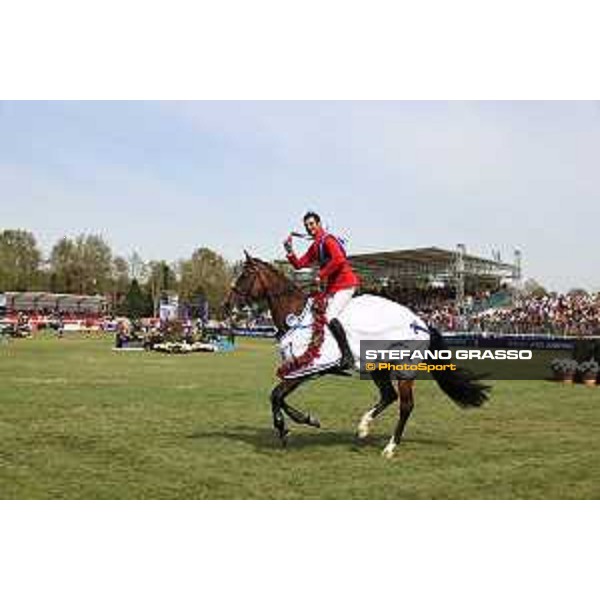 FEI Jumping European Championship Milano 2023 - Milano, San Siro galopp racecourse - 3 September 2023 - ph.Stefano Grasso Guerdat Steve from SUI riding Dynamix de Belheme is FEI Jumping European Champion