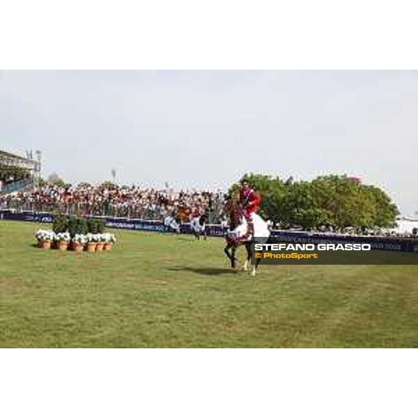 FEI Jumping European Championship Milano 2023 - Milano, San Siro galopp racecourse - 3 September 2023 - ph.Stefano Grasso Guerdat Steve from SUI riding Dynamix de Belheme is FEI Jumping European Champion