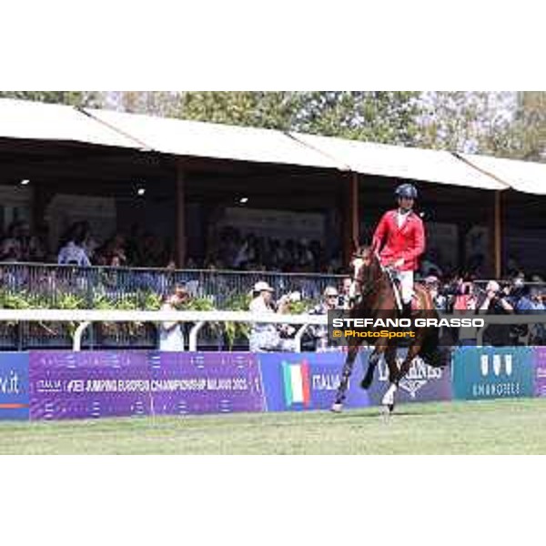 FEI Jumping European Championship Milano 2023 - Milano, San Siro galopp racecourse - 3 September 2023 - ph.Stefano Grasso Guerdat Steve from SUI riding Dynamix de Belheme is FEI Jumping European Champion