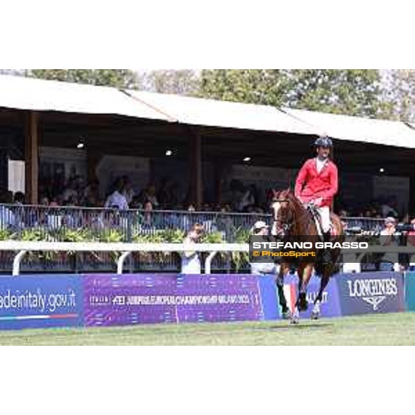 FEI Jumping European Championship Milano 2023 - Milano, San Siro galopp racecourse - 3 September 2023 - ph.Stefano Grasso Guerdat Steve from SUI riding Dynamix de Belheme is FEI Jumping European Champion