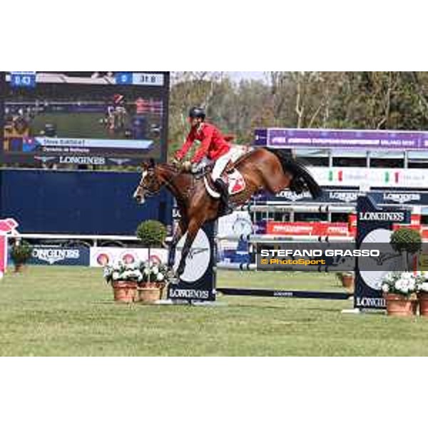 FEI Jumping European Championship Milano 2023 - Milano, San Siro galopp racecourse - 3 September 2023 - ph.Stefano Grasso Guerdat Steve from SUI riding Dynamix de Belheme is FEI Jumping European Champion