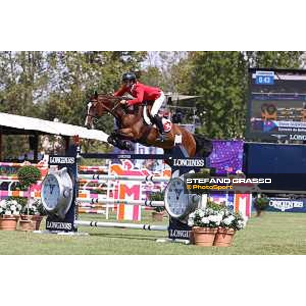 FEI Jumping European Championship Milano 2023 - Milano, San Siro galopp racecourse - 3 September 2023 - ph.Stefano Grasso Guerdat Steve from SUI riding Dynamix de Belheme is FEI Jumping European Champion