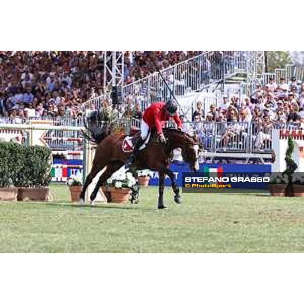 FEI Jumping European Championship Milano 2023 - Milano, San Siro galopp racecourse - 3 September 2023 - ph.Stefano Grasso Guerdat Steve from SUI riding Dynamix de Belheme is FEI Jumping European Champion