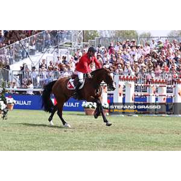 FEI Jumping European Championship Milano 2023 - Milano, San Siro galopp racecourse - 3 September 2023 - ph.Stefano Grasso Guerdat Steve from SUI riding Dynamix de Belheme is FEI Jumping European Champion