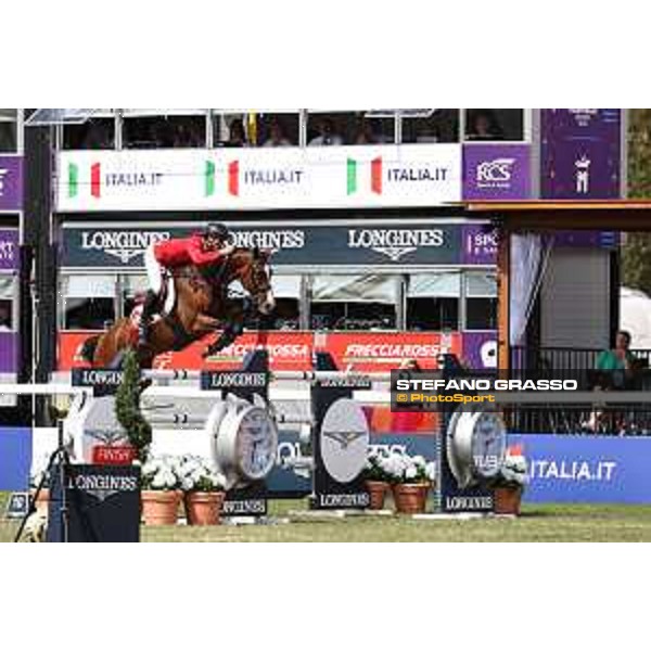 FEI Jumping European Championship Milano 2023 - Milano, San Siro galopp racecourse - 3 September 2023 - ph.Stefano Grasso Guerdat Steve from SUI riding Dynamix de Belheme is FEI Jumping European Champion