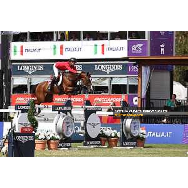 FEI Jumping European Championship Milano 2023 - Milano, San Siro galopp racecourse - 3 September 2023 - ph.Stefano Grasso Guerdat Steve from SUI riding Dynamix de Belheme is FEI Jumping European Champion